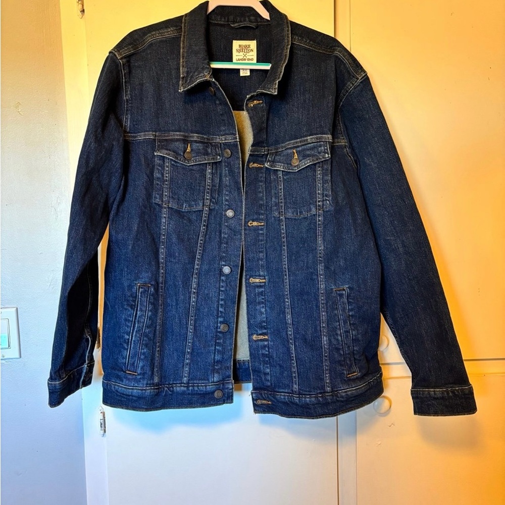 Lands End denim Jacket